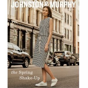 NWT Johnston & Murphy Striped Dress Large